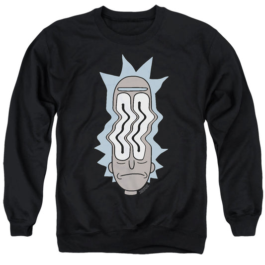 RICK AND MORTY : RICK WAVES ADULT CREW SWEAT Black SM