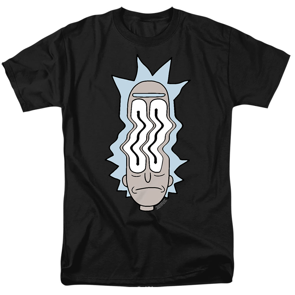 RICK AND MORTY : RICK WAVES S\S ADULT 18\1 Black 5X