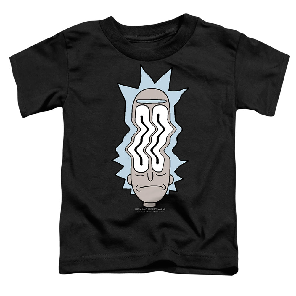 RICK AND MORTY : RICK WAVES S\S TODDLER TEE Black LG (4T)