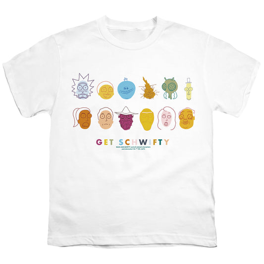 RICK AND MORTY : GET SCHWIFTY S\S YOUTH 18\1 White LG