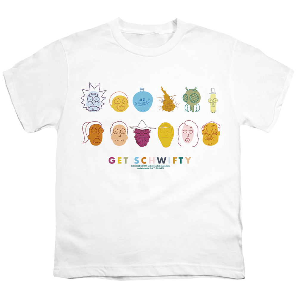 RICK AND MORTY : GET SCHWIFTY S\S YOUTH 18\1 White SM