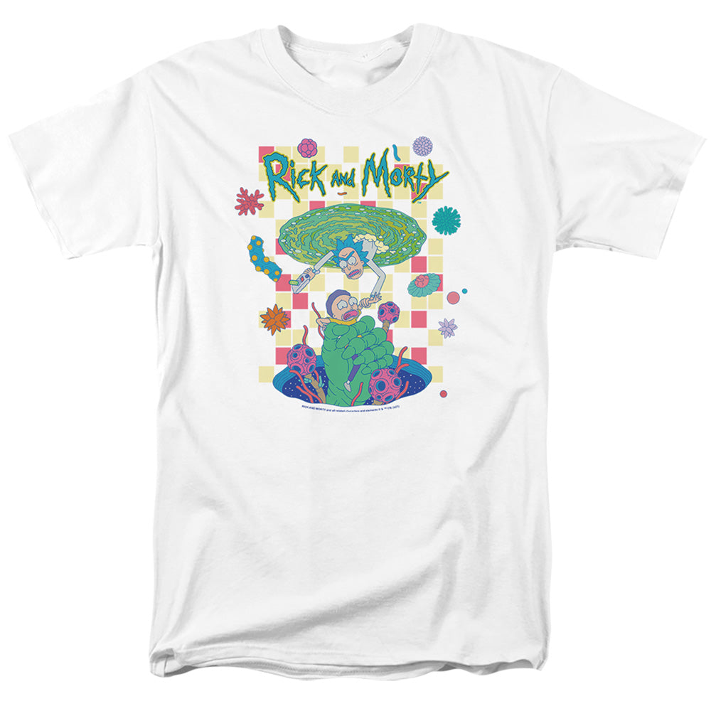 RICK AND MORTY : FALLING PORTALS S\S ADULT 18\1 White XL