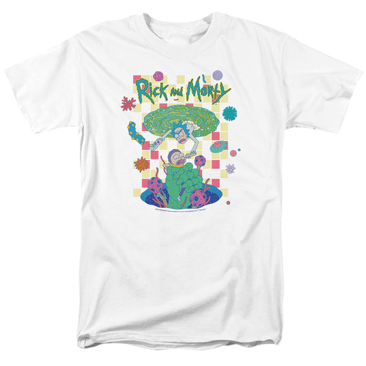 RICK AND MORTY : FALLING PORTALS S\S ADULT 18\1 White XL