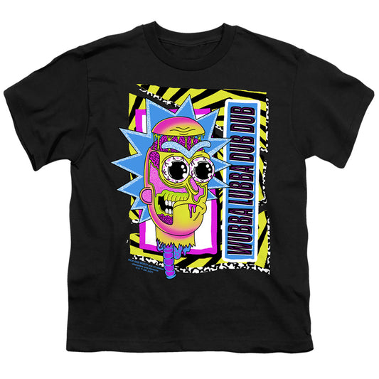 RICK AND MORTY : WUBBA LUBBA DUB DUB S\S YOUTH 18\1 Black XL