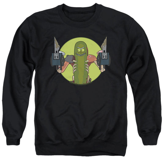 RICK AND MORTY : I LOVE MYSELF ADULT CREW SWEAT Black LG