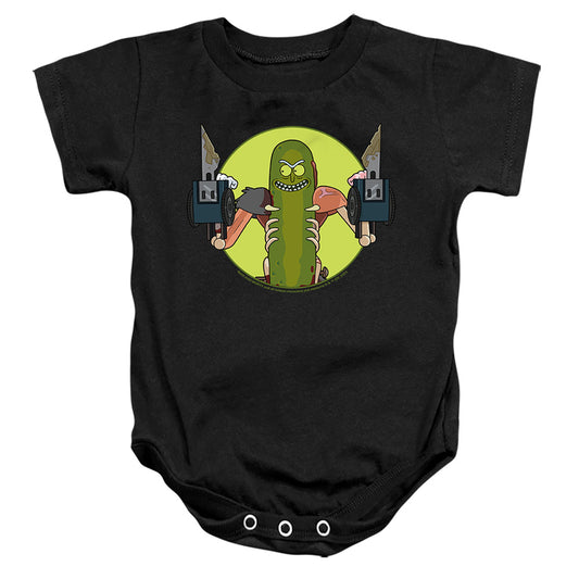 RICK AND MORTY : I LOVE MYSELF INFANT SNAPSUIT Black LG (18 Mo)