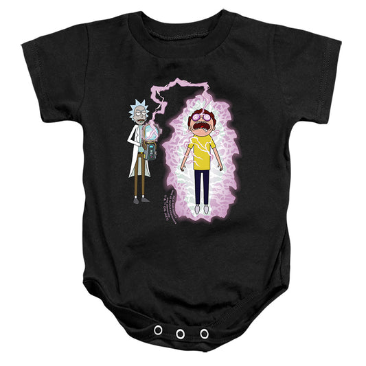 RICK AND MORTY : MORTY REBOOT INFANT SNAPSUIT Black LG (18 Mo)