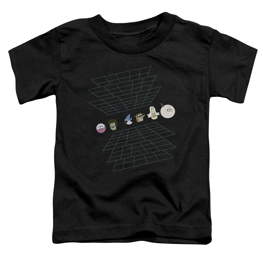 REGULAR SHOW : REGULAR GRID S\S TODDLER TEE Black LG (4T)