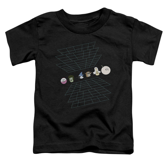 REGULAR SHOW : REGULAR GRID S\S TODDLER TEE Black MD (3T)