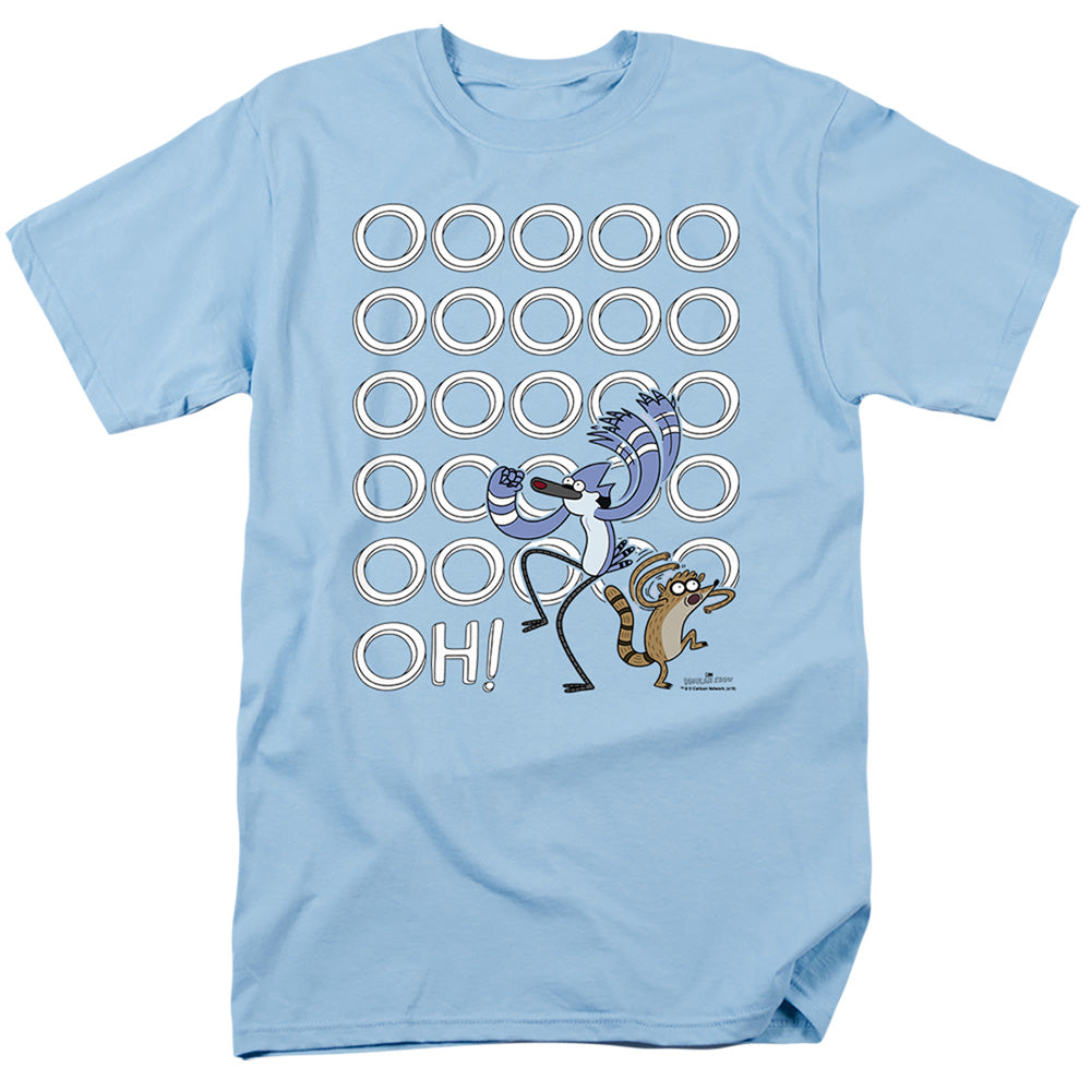 REGULAR SHOW : OOOOOH S\S ADULT 18\1 Light Blue 2X