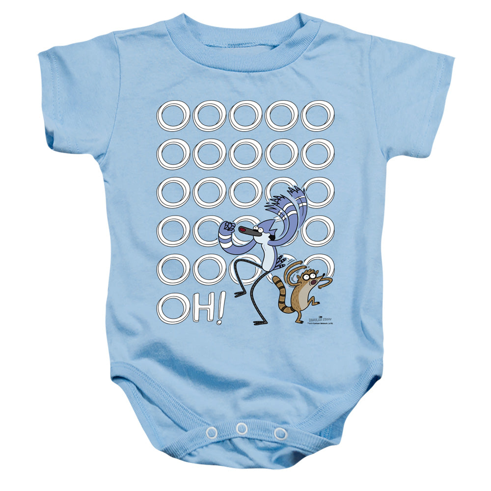 REGULAR SHOW : OOOOOH INFANT SNAPSUIT Light Blue LG (18 Mo)