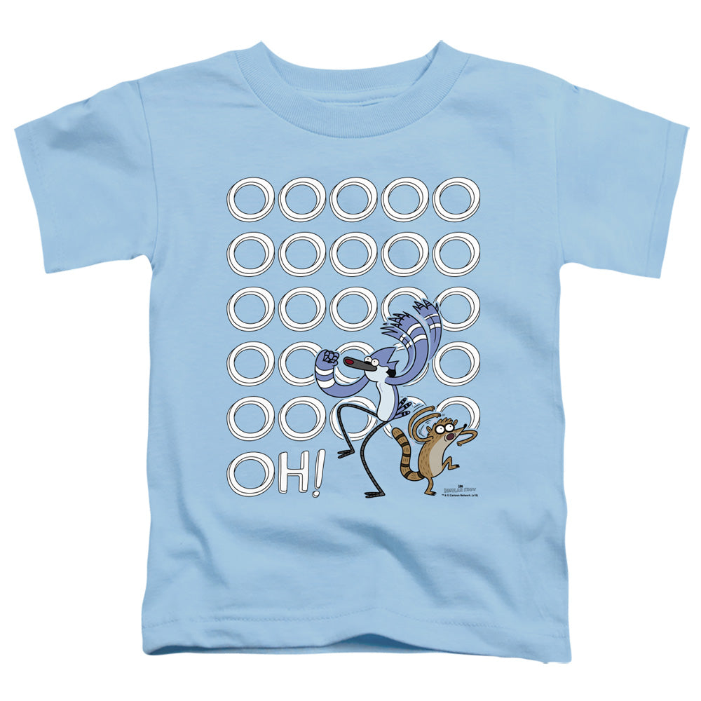 REGULAR SHOW : OOOOOH S\S TODDLER TEE Light Blue LG (4T)