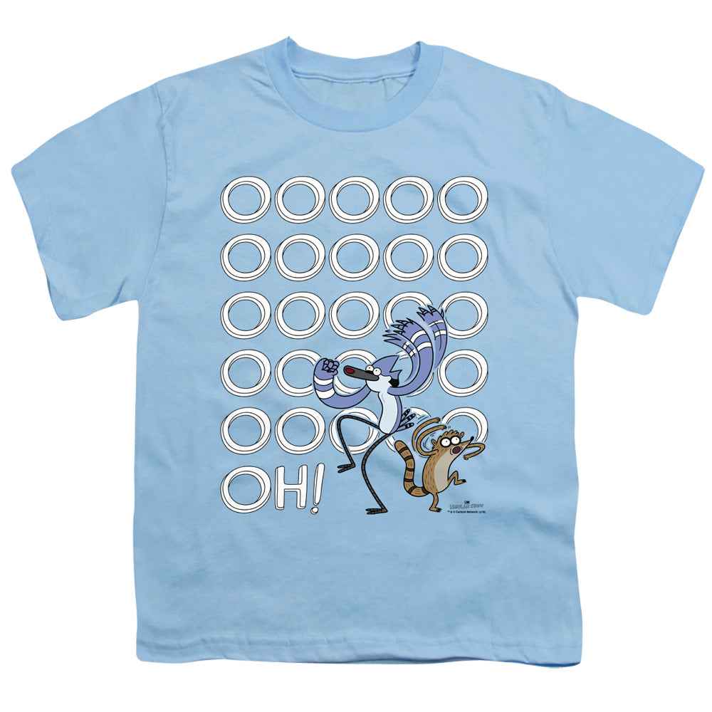 REGULAR SHOW : OOOOOH S\S YOUTH 18\1 Light Blue XL