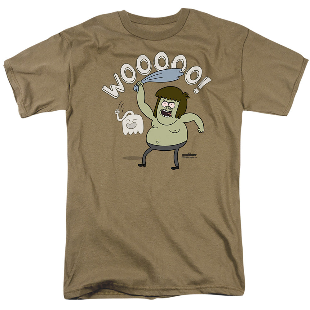 REGULAR SHOW : WOOOOO S\S ADULT 18\1 Safari Green 2X