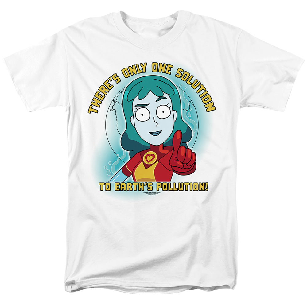 RICK AND MORTY : PLANETINA S\S ADULT 18\1 White SM