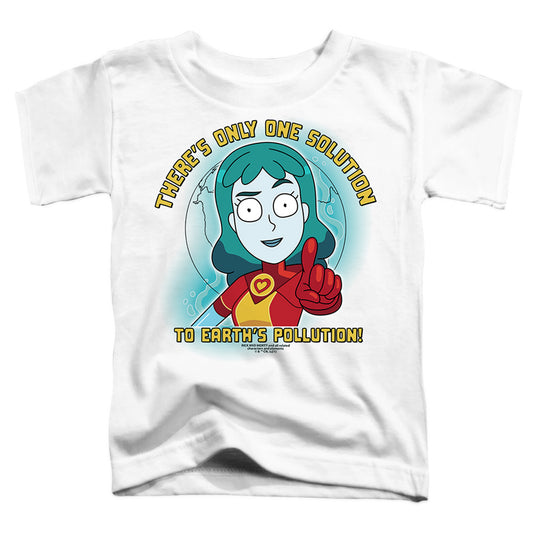 RICK AND MORTY : PLANETINA S\S TODDLER TEE White LG (4T)