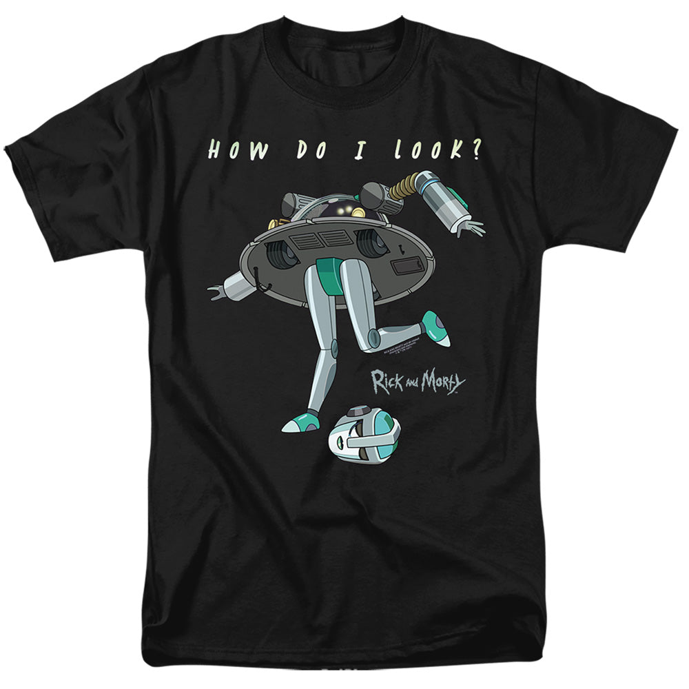 RICK AND MORTY : HOW DO I LOOK? S\S ADULT 18\1 Black 3X