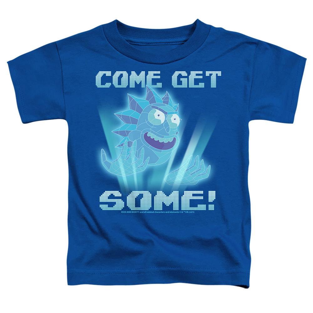 RICK AND MORTY : COME GET SOME S\S TODDLER TEE Royal Blue LG (4T)