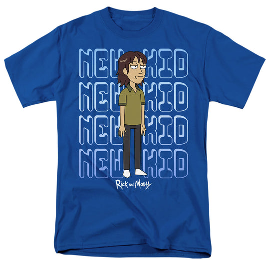 RICK AND MORTY : BRUCE CHUTBACK S\S ADULT 18\1 Royal Blue 4X