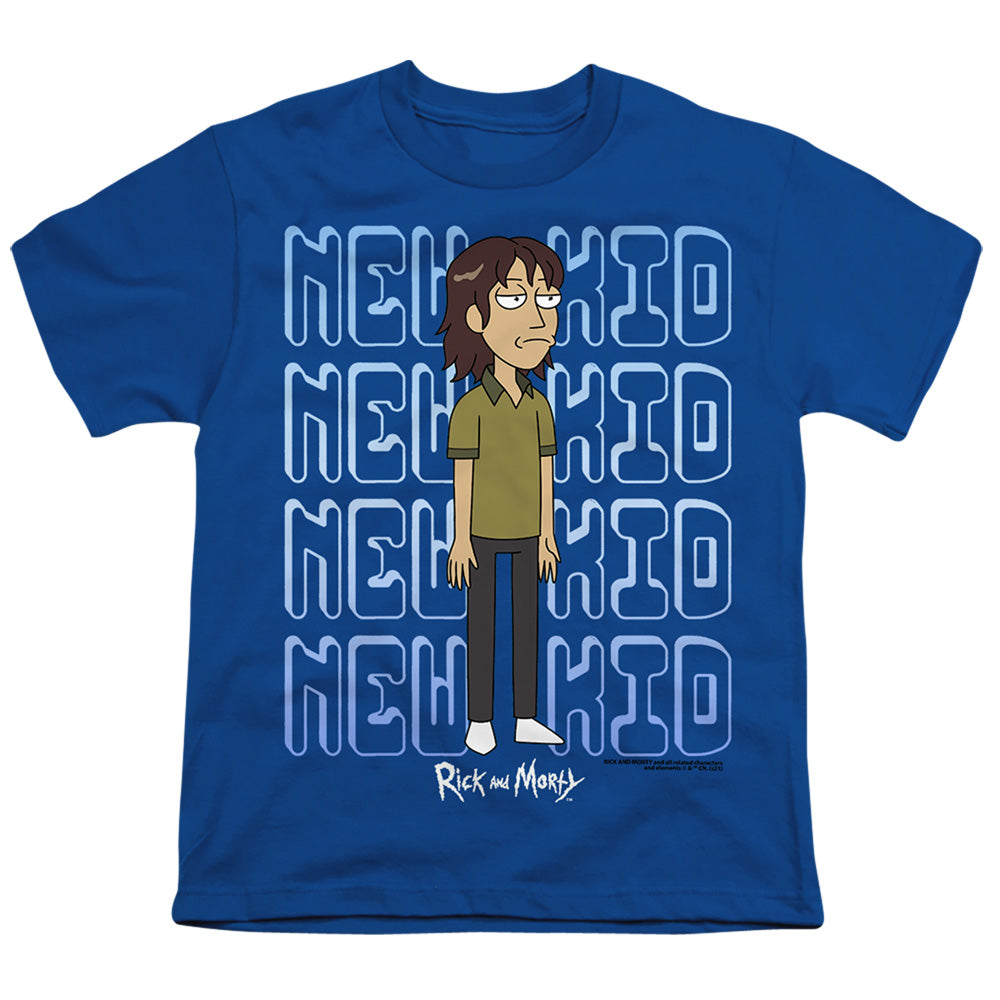 RICK AND MORTY : BRUCE CHUTBACK S\S YOUTH 18\1 Royal Blue LG