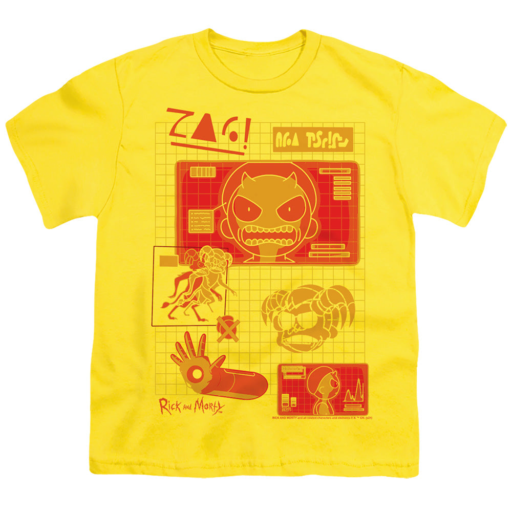 RICK AND MORTY : DEVIL MORTY S\S YOUTH 18\1 Yellow XL