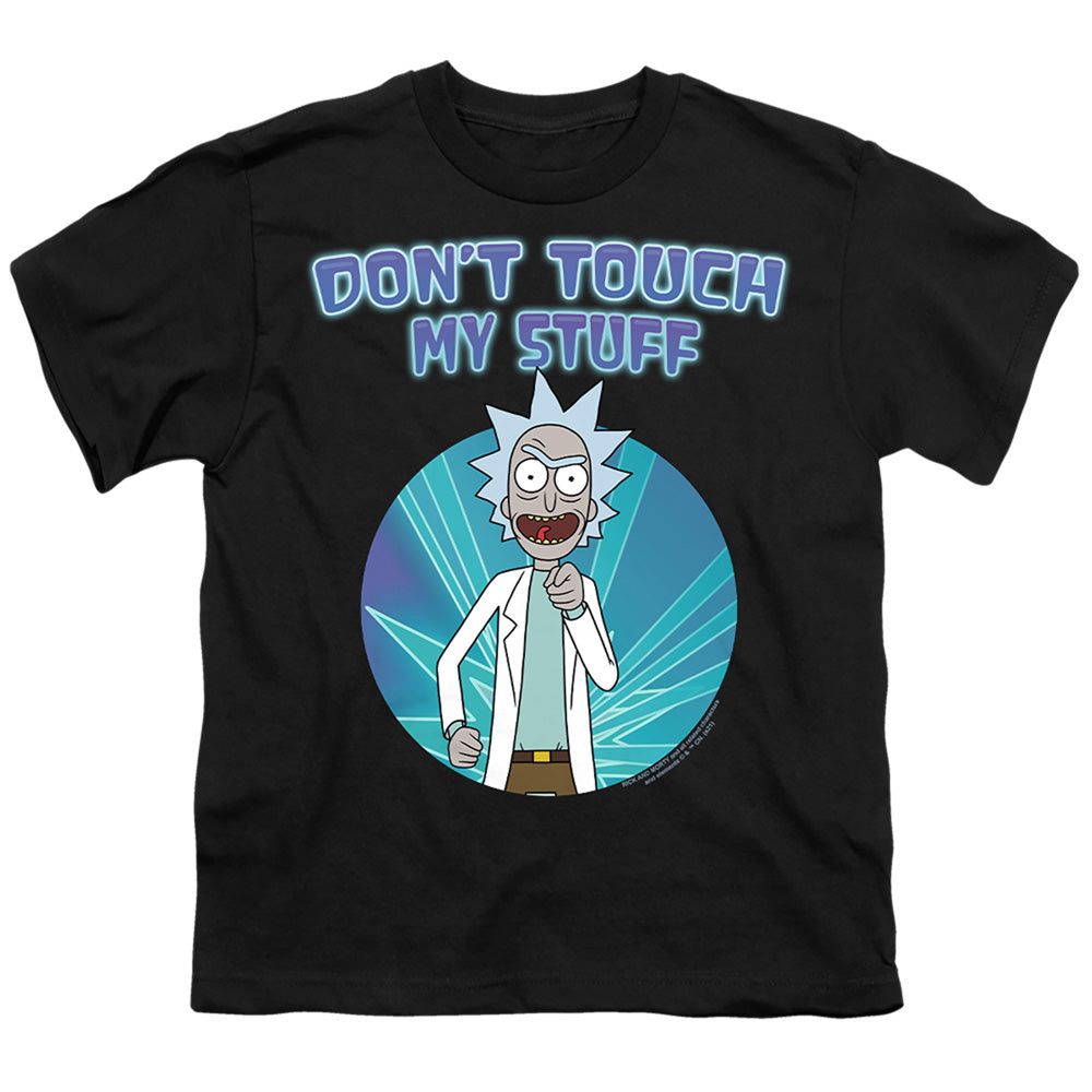 RICK AND MORTY : DON'T TOUCH S\S YOUTH 18\1 Black LG