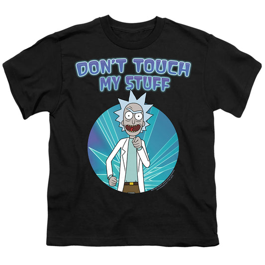 RICK AND MORTY : DON'T TOUCH S\S YOUTH 18\1 Black XL