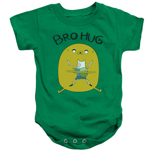ADVENTURE TIME : BRO HUG INFANT SNAPSUIT Kelly Green XL (24 Mo)