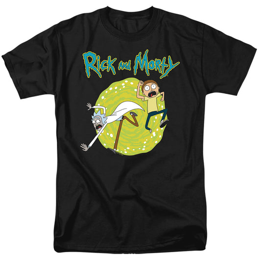 RICK AND MORTY : PORTAL S\S ADULT 18\1 Black 2X