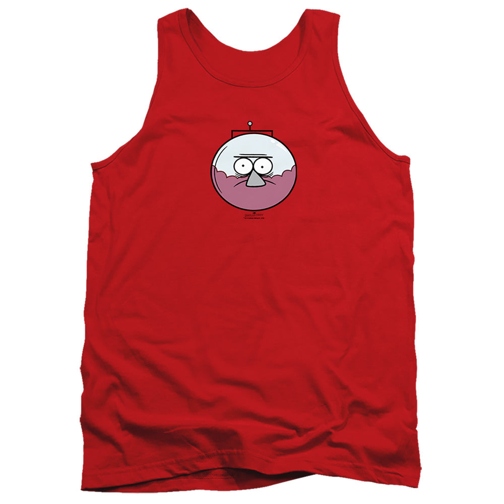 REGULAR SHOW : BENSON ADULT TANK RED MD