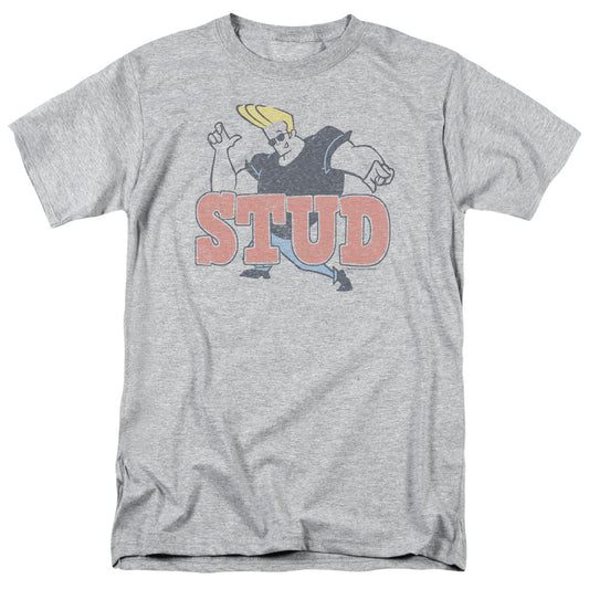 JOHNNY BRAVO : STUD S\S ADULT 18\1 Athletic Heather 2X