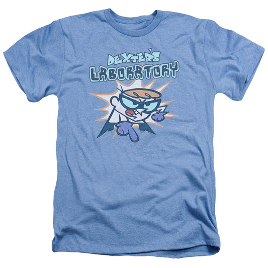 DEXTER'S LABORATORY : WHAT DO YOU WANT ADULT HEATHER LIGHT BLUE 2X