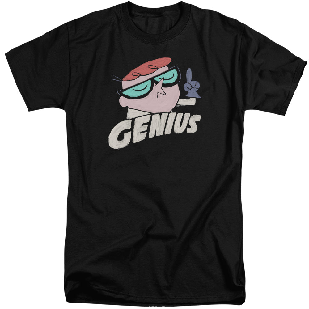 DEXTER'S LABORATORY : GENIUS S\S ADULT TALL BLACK 2X