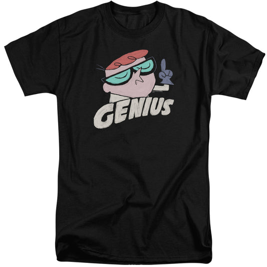 DEXTER'S LABORATORY : GENIUS S\S ADULT TALL BLACK 3X