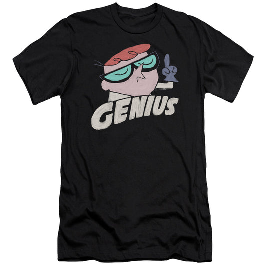 DEXTER'S LABORATORY : GENIUS PREMIUM CANVAS ADULT SLIM FIT 30\1 BLACK 2X