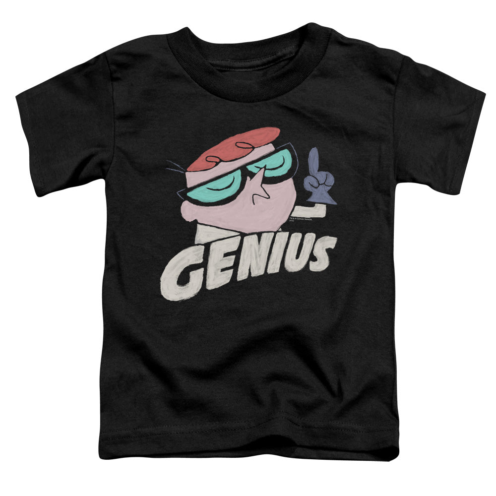 DEXTER'S LABORATORY : GENIUS S\S TODDLER TEE BLACK LG (4T)