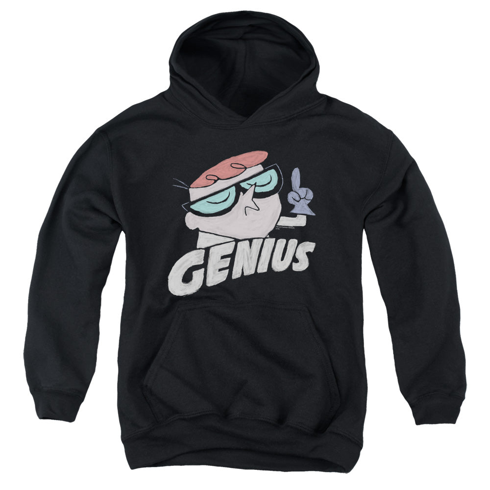 DEXTER'S LABORATORY : GENIUS YOUTH PULL OVER HOODIE BLACK MD