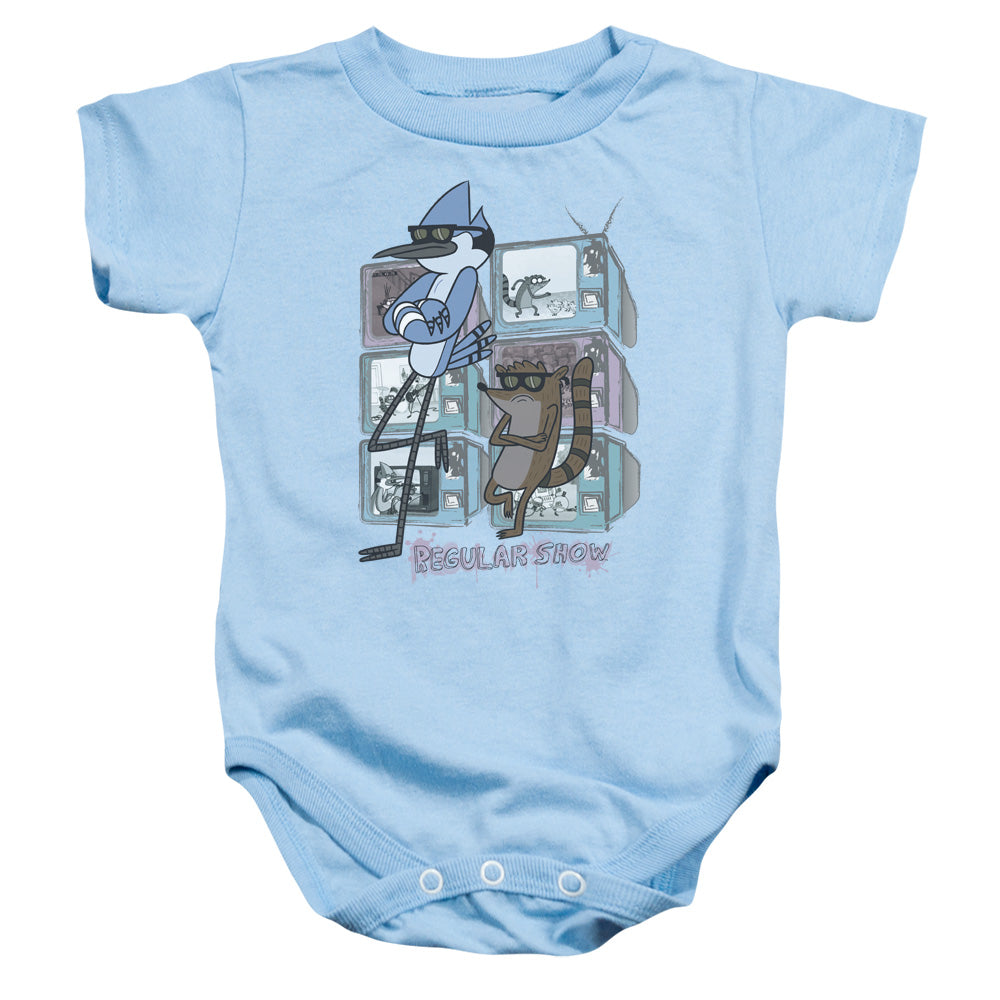 REGULAR SHOW : TV TOO COOL INFANT SNAPSUIT Light Blue LG (18 Mo)