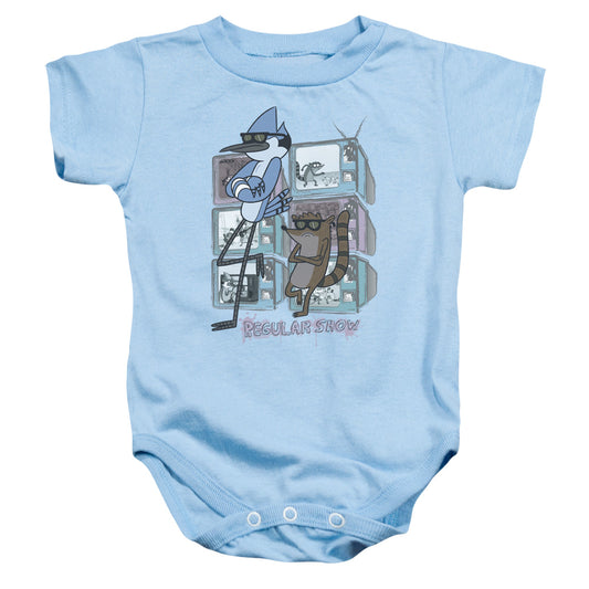 REGULAR SHOW : TV TOO COOL INFANT SNAPSUIT Light Blue XL (24 Mo)