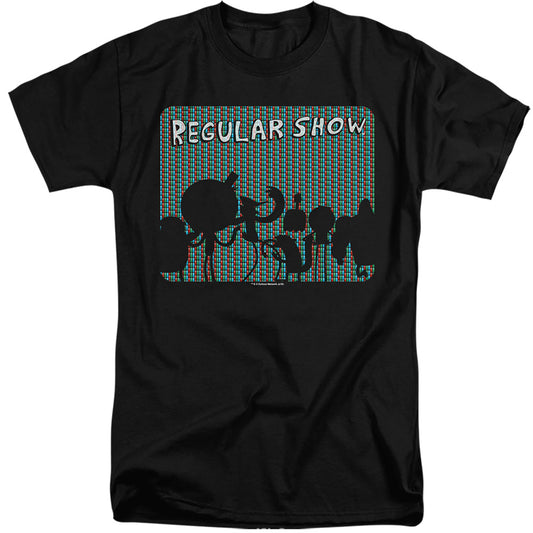 REGULAR SHOW : RGB GROUP ADULT TALL FIT SHORT SLEEVE Black 2X