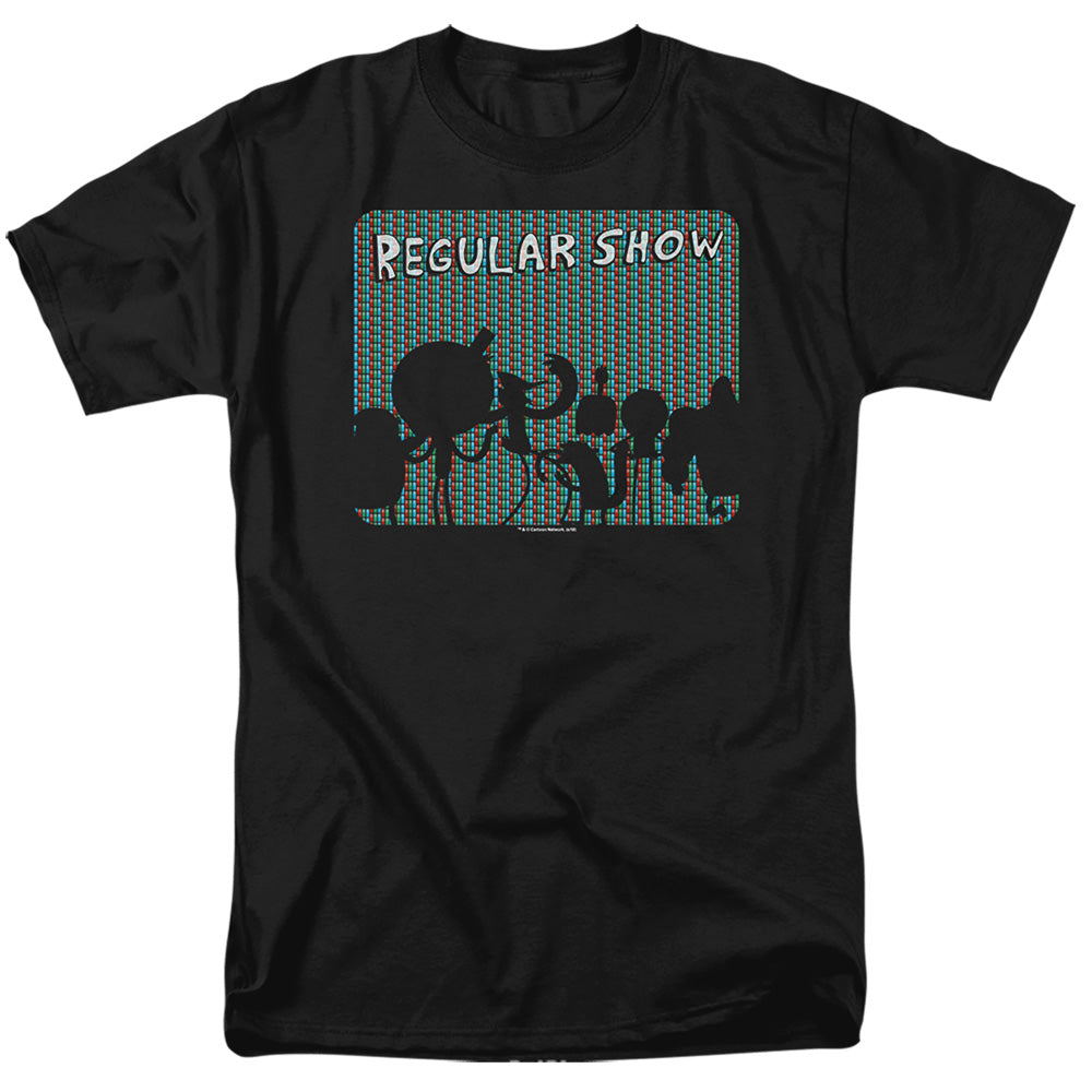 REGULAR SHOW : RGB GROUP S\S ADULT 18\1 Black 3X