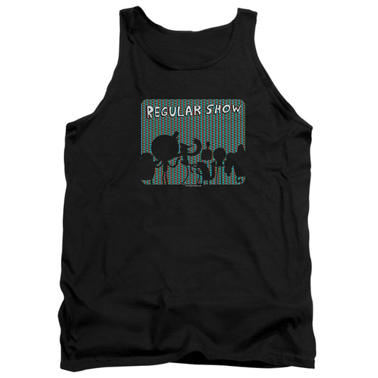 REGULAR SHOW : RGB GROUP ADULT TANK Black 2X