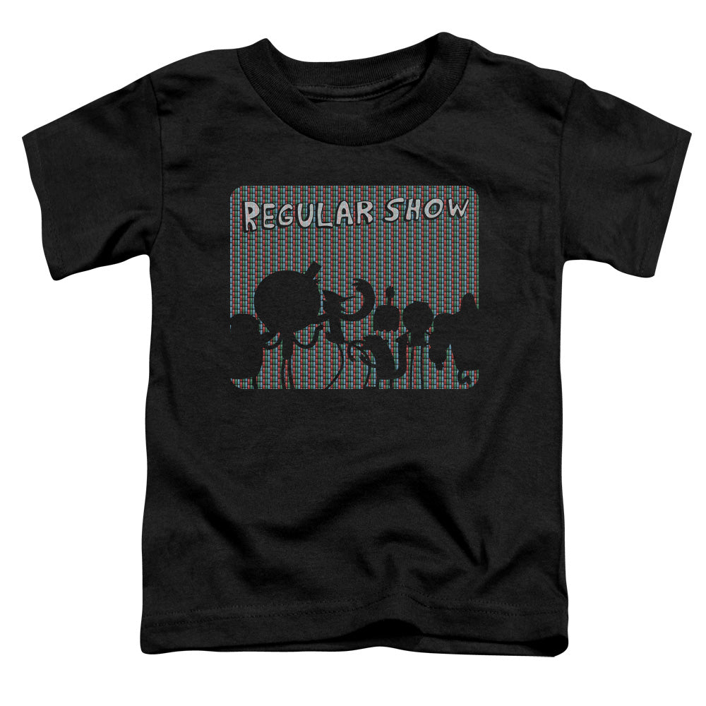 REGULAR SHOW : RGB GROUP S\S TODDLER TEE Black LG (4T)