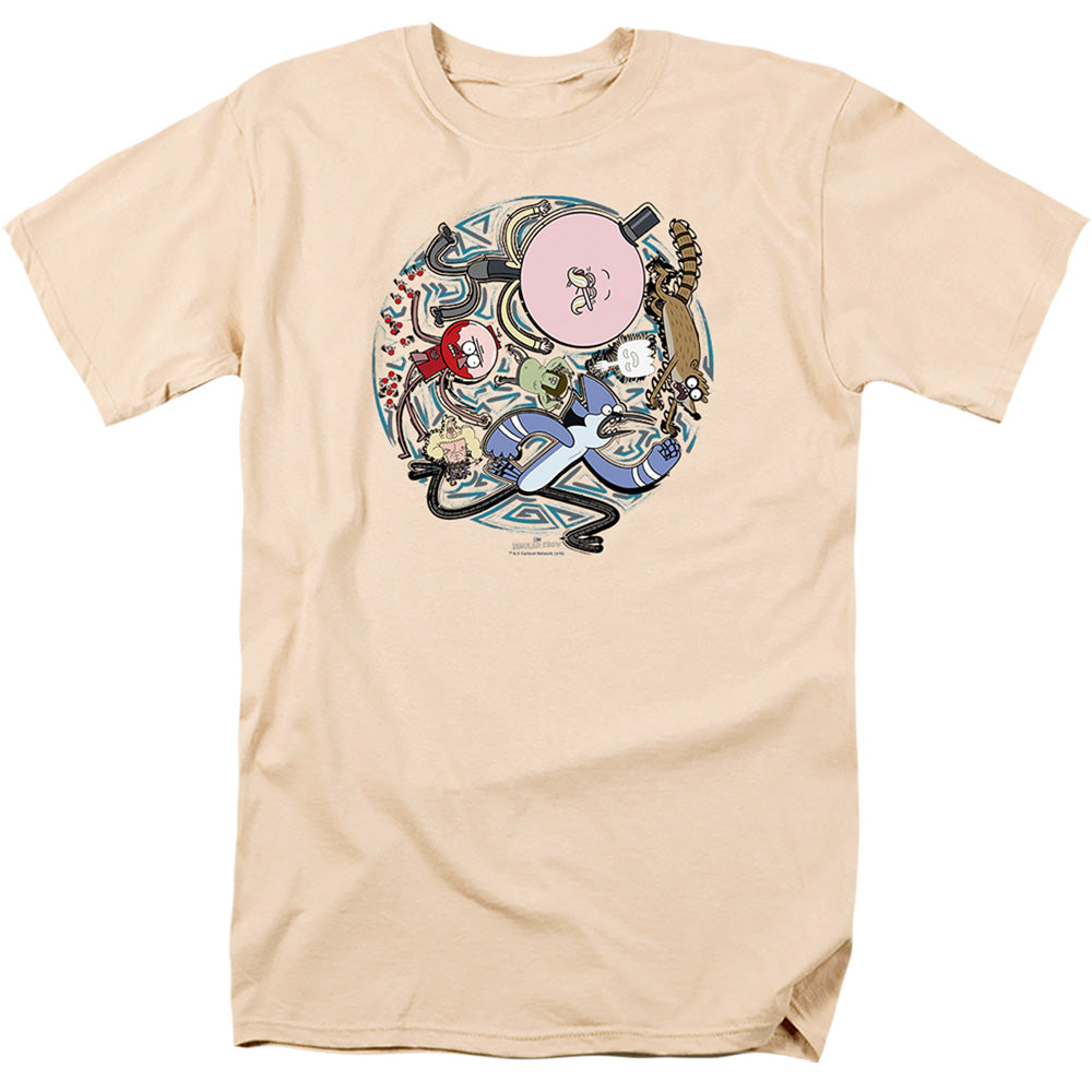 REGULAR SHOW : STRANGE CIRCLE S\S ADULT 18\1 Cream XL