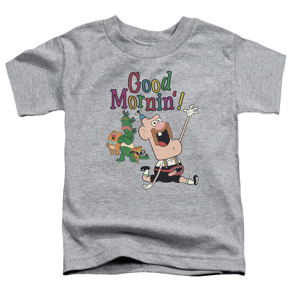 UNCLE GRANDPA : GOOD MORNIN S\S TODDLER TEE Athletic Heather MD (3T)