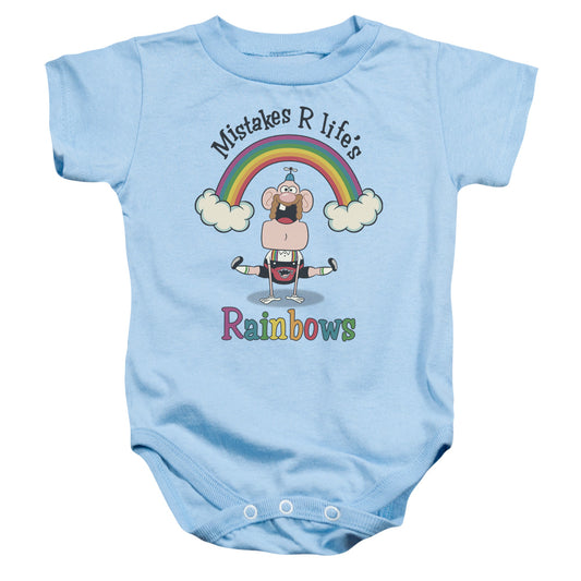 UNCLE GRANDPA : LIFE'S RAINBOWS INFANT SNAPSUIT Light Blue LG (18 Mo)