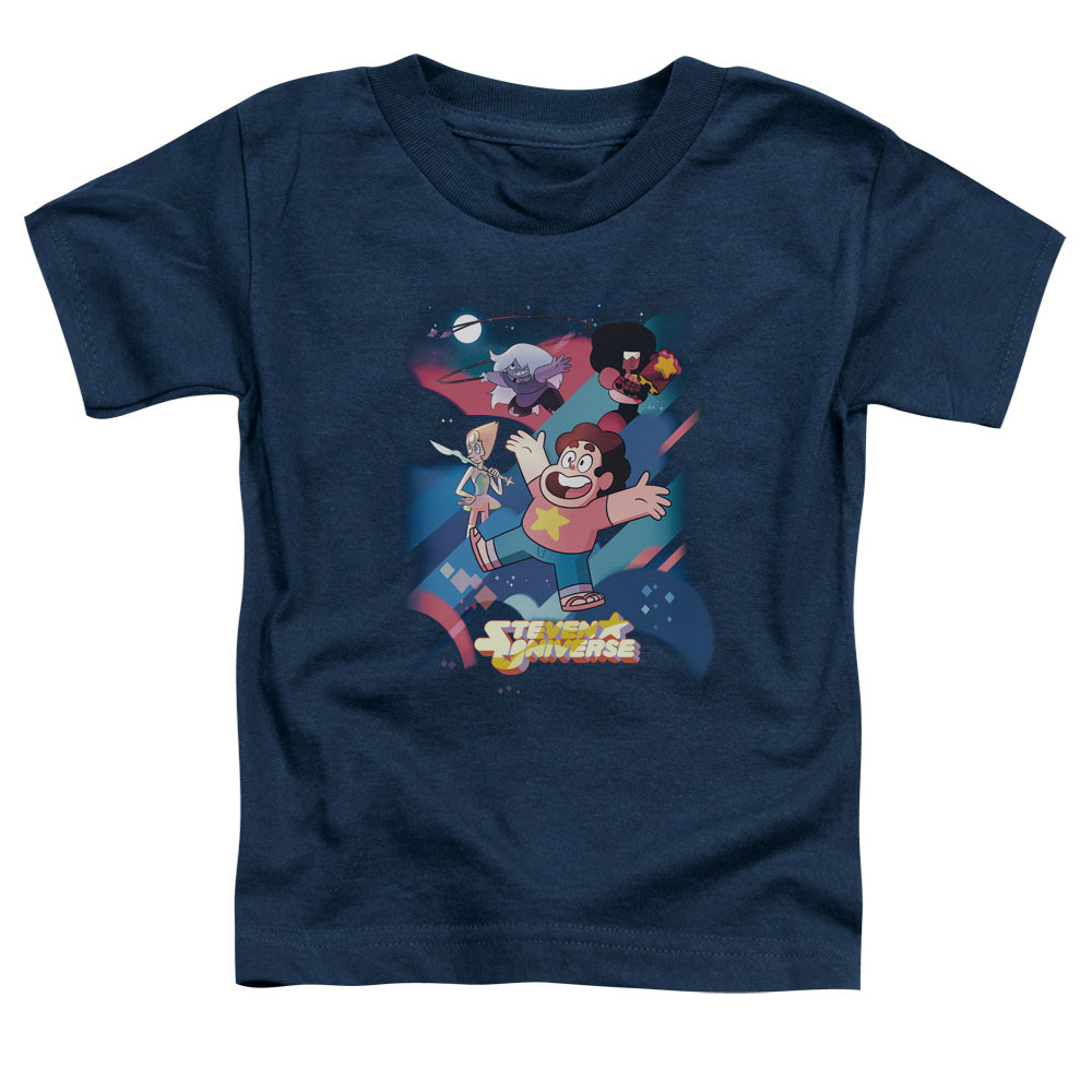 STEVEN UNIVERSE : GROUP SHOT S\S TODDLER TEE Navy LG (4T)