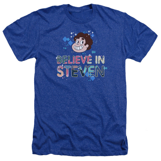 STEVEN UNIVERSE : BELIEVE ADULT HEATHER Royal Blue 2X