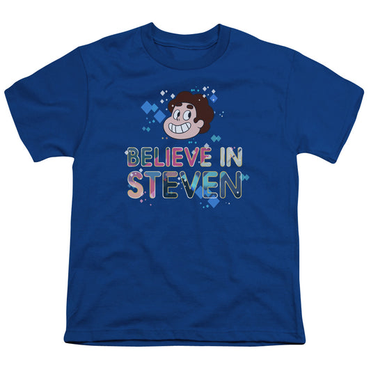 STEVEN UNIVERSE : BELIEVE S\S YOUTH 18\1 Royal Blue LG