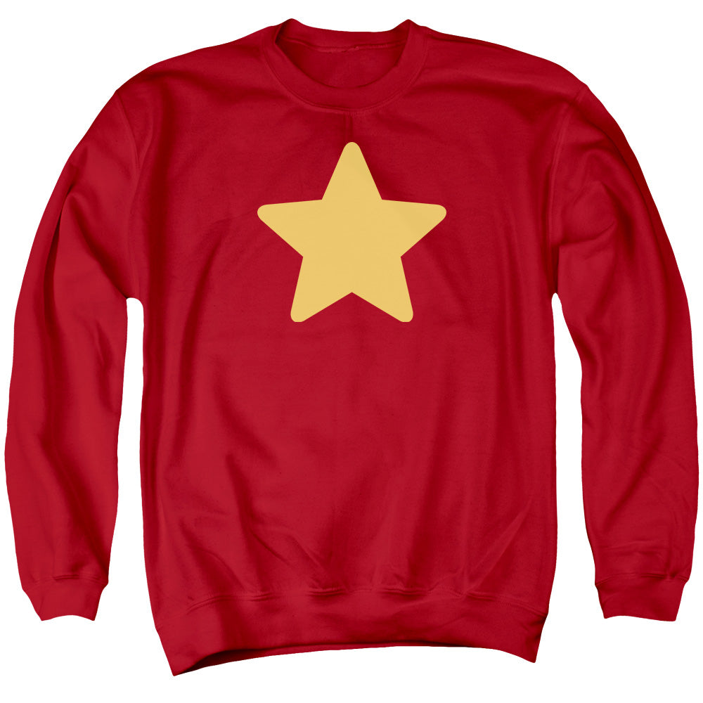 STEVEN UNIVERSE : STAR ADULT CREW NECK SWEATSHIRT Red 2X